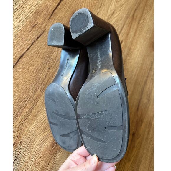 Bandolino Block Heel Brown Loafers Size 6 - Picture 7 of 8